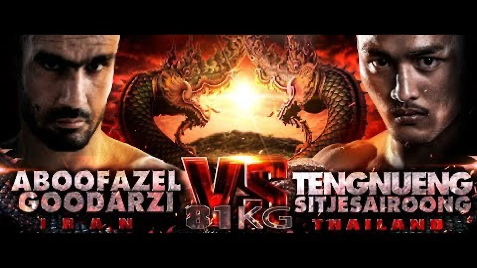 Tengnueng Sitjaesairoong vs Aboofazel Goodarzi (Fight Video)