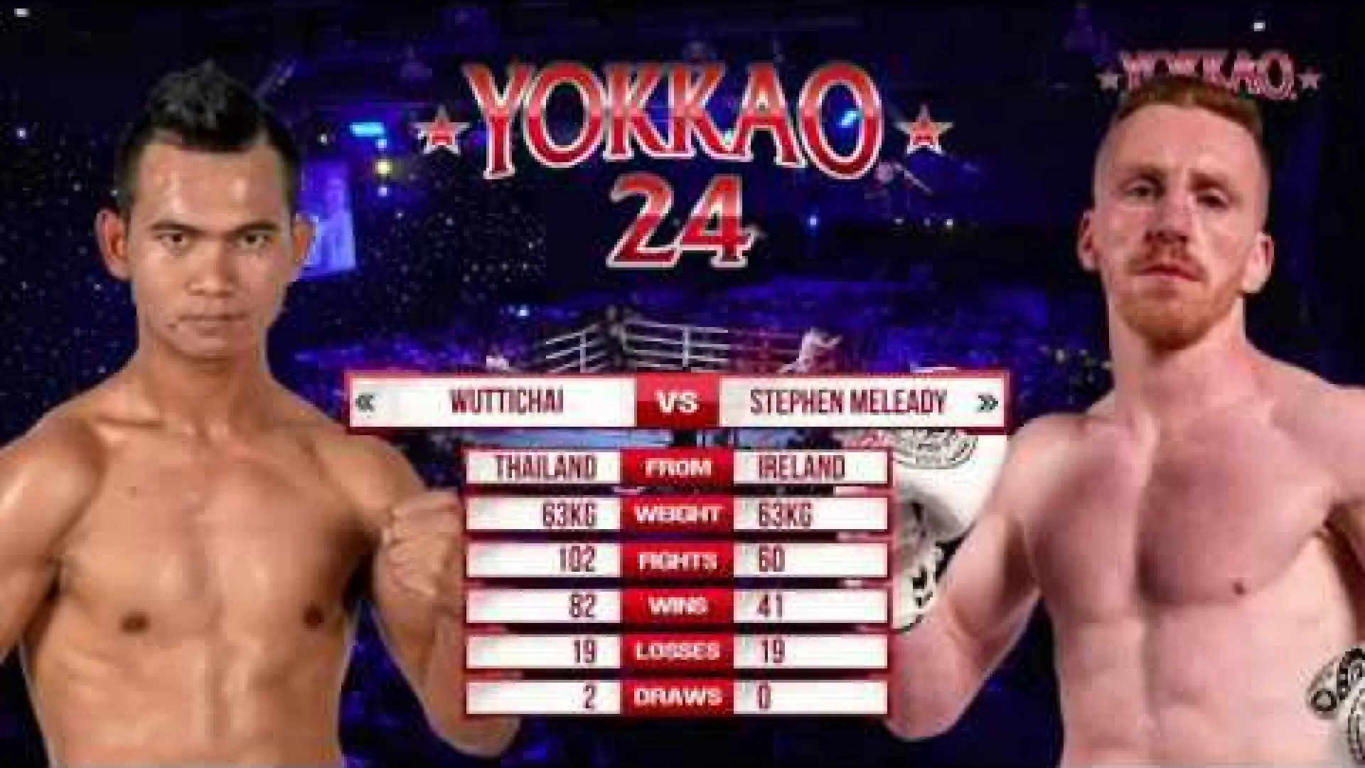 Stephen Meleady vs Wutttichai Yokkaosaenchaigym (Fight Video)