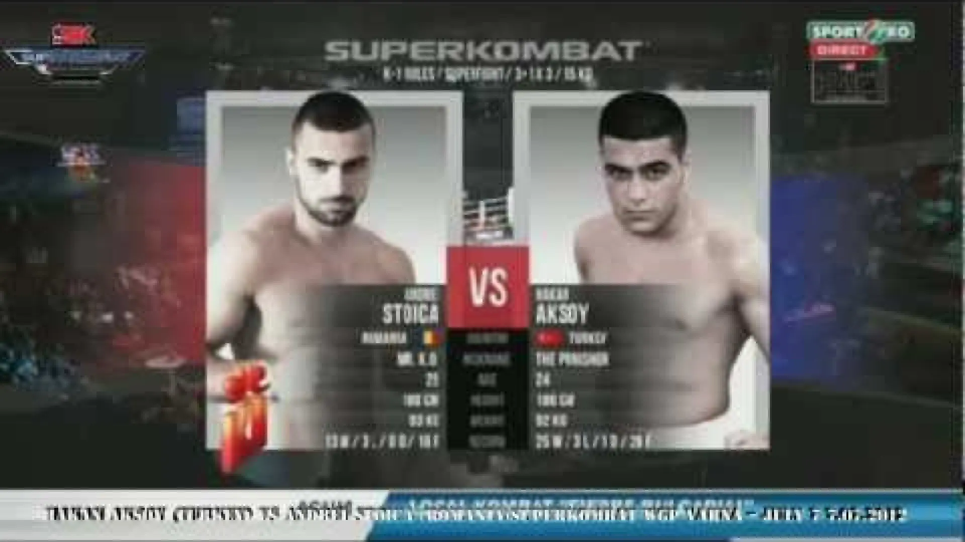 Andrei Stoica vs Hakan Aksoy (Fight Video)