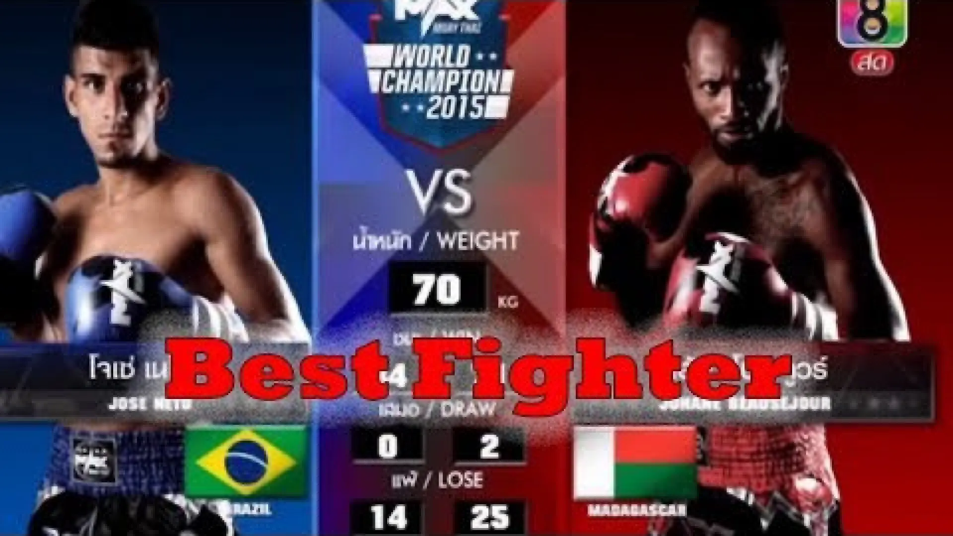 José Neto vs Johane Beausejour (Fight Video)