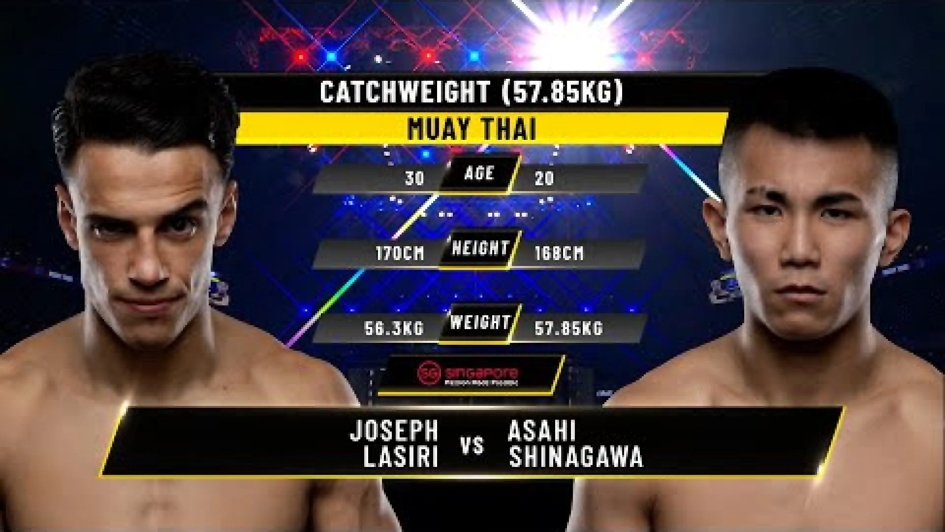 Joseph Lasiri vs Asahi Shinagawa (Fight Video)