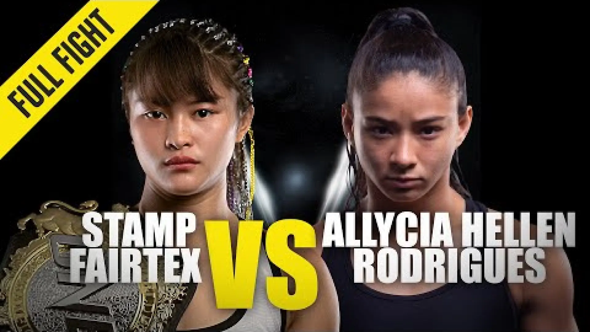 Stamp Fairtex vs Allycia Hellen Rodrigues (Fight Video)
