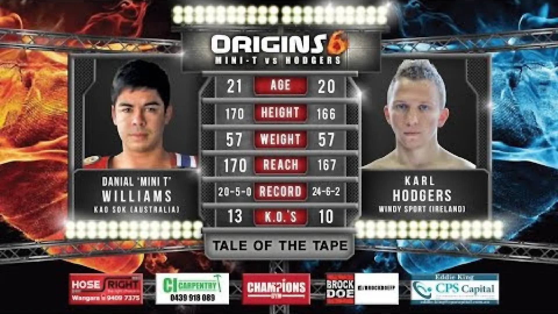 Danial Williams vs Karl Hodgers (Fight Video)