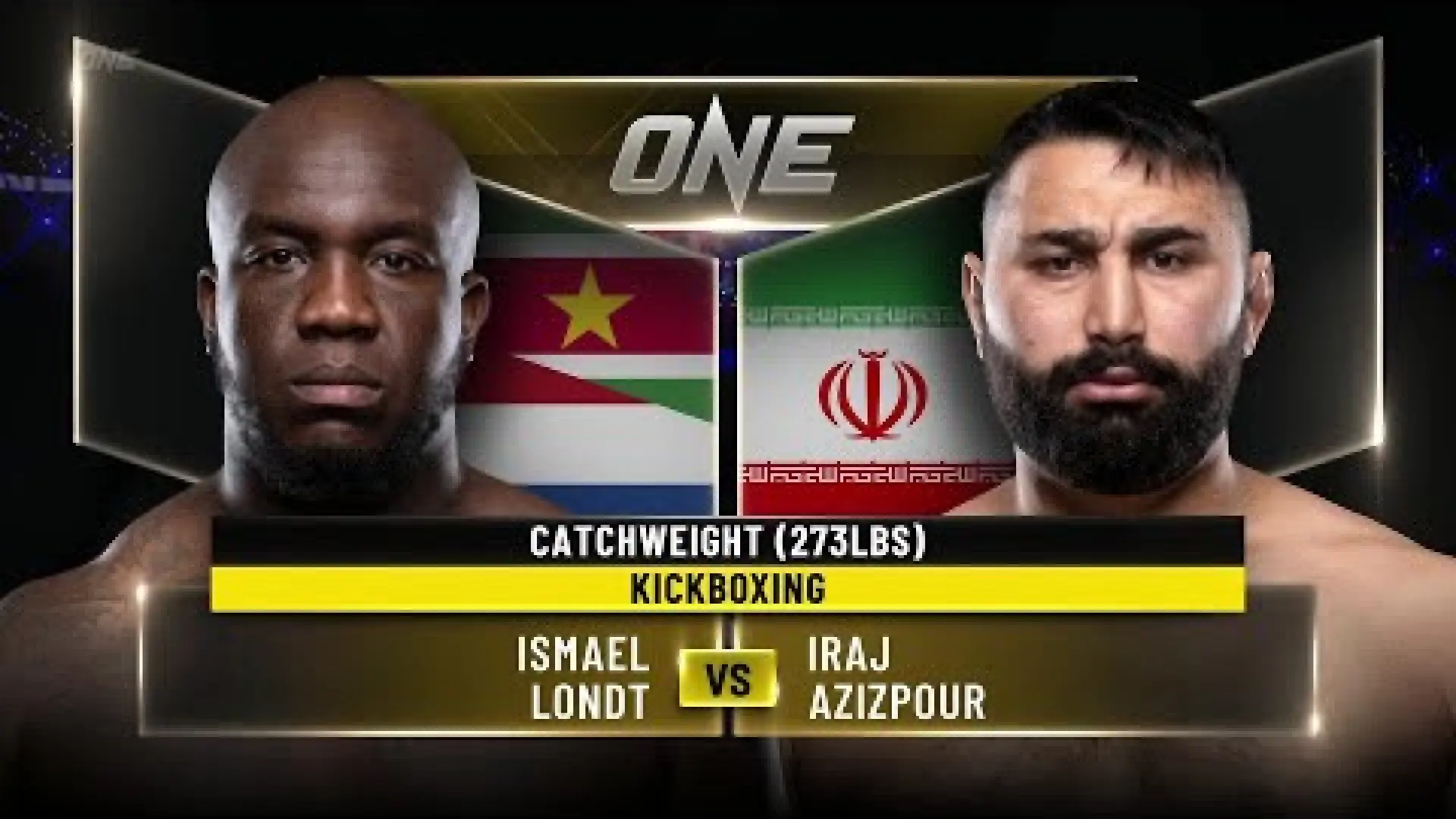 Ismael Londt vs Iraj Azizpour (Fight Video)
