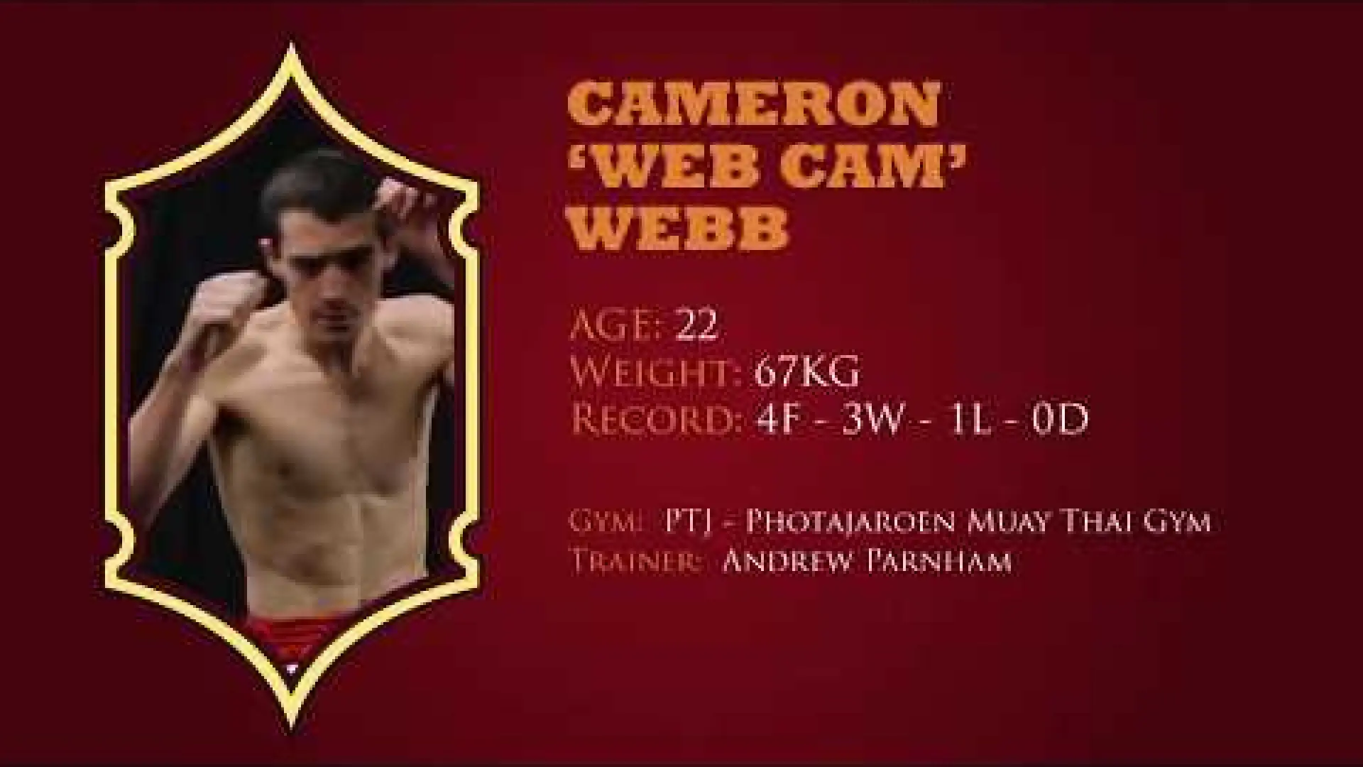 Cameron Webb vs Stuart Grant (Fight Video)