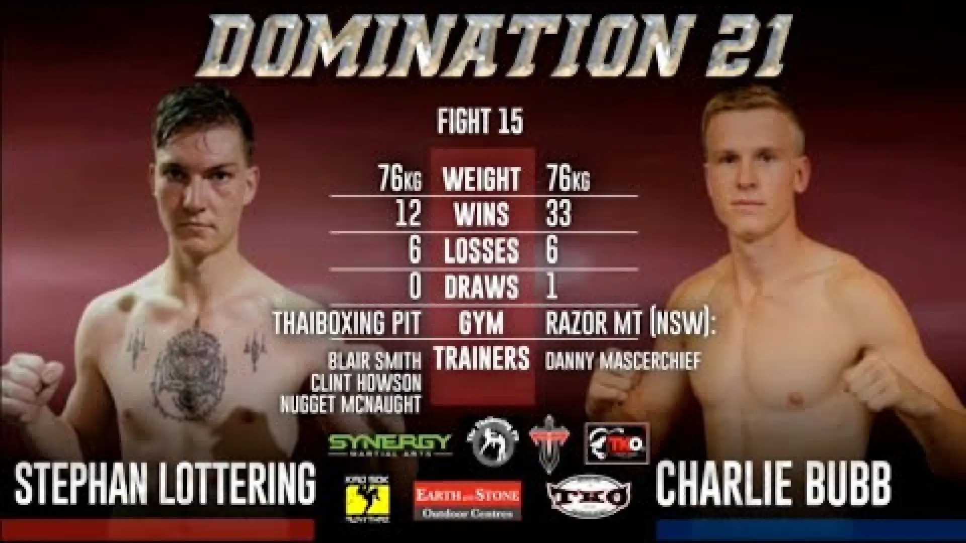 Stephan Lottering vs Charlie Bubb (Fight Video)