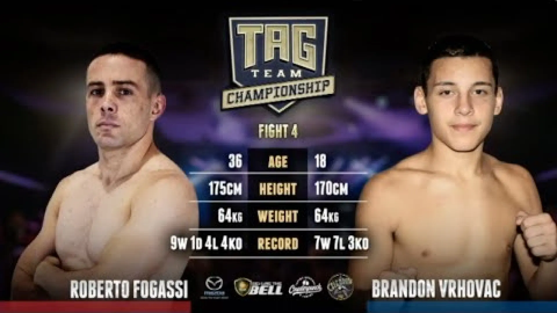 Roberto Fogassi vs Brandon Vrhovac (Fight Video)