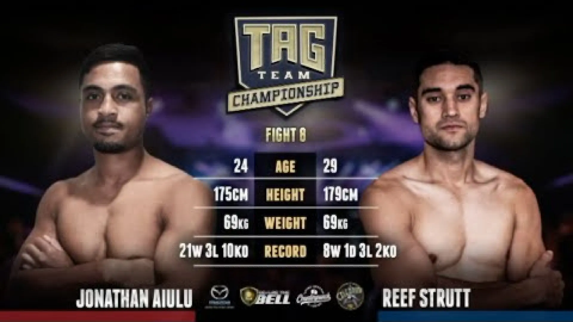Jonathan Aiulu vs Reef Strutt (Fight Video)