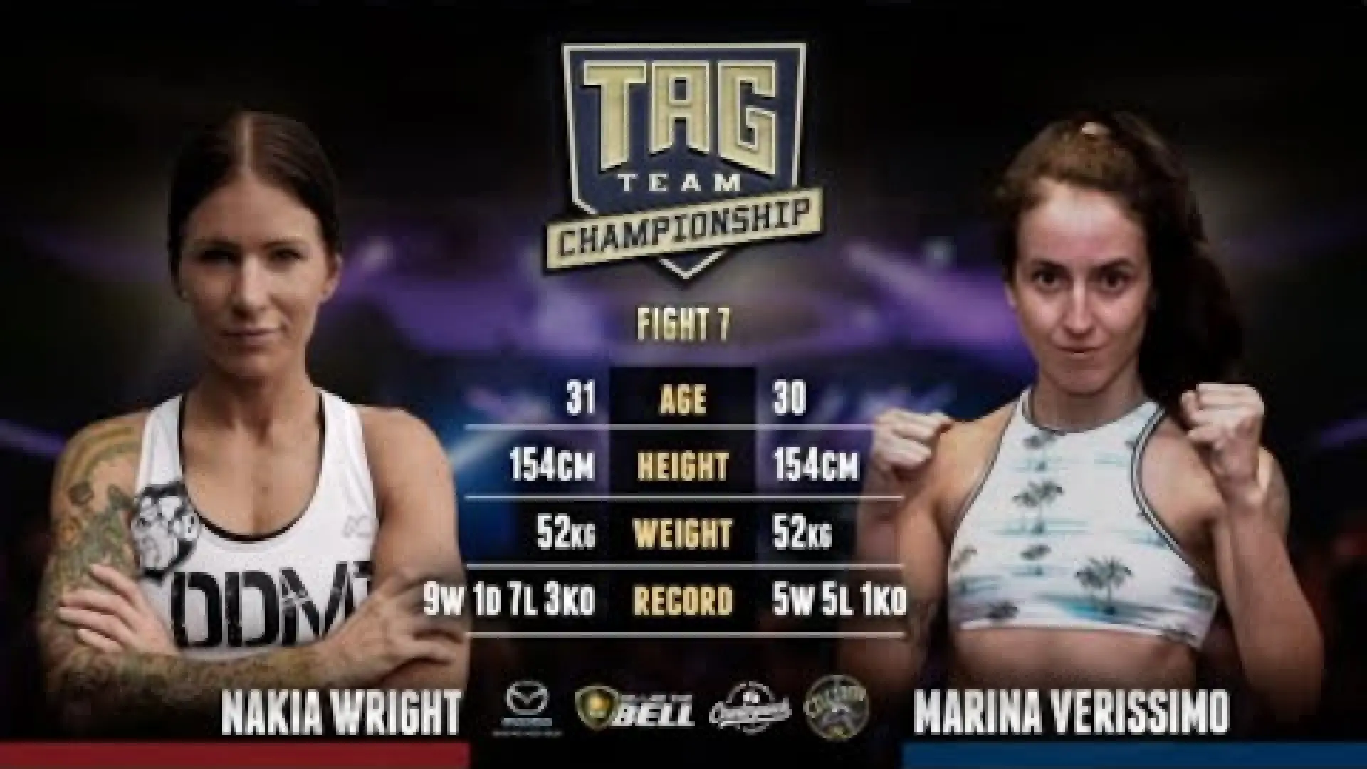 Nakia Wright vs Marina Veríssimo (Fight Video)