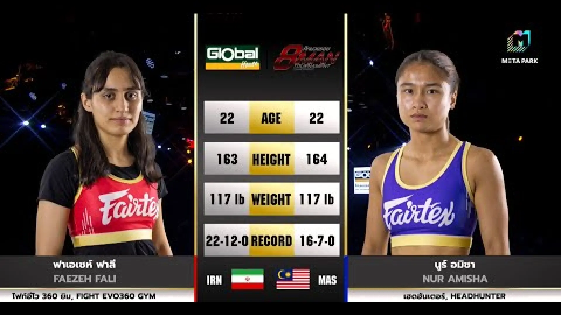 Faezeh Fali vs Nur Amisha (Fight Video)