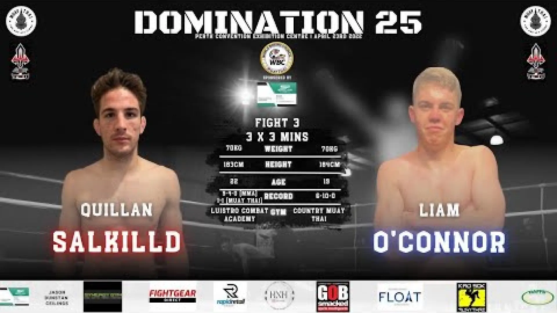 Quillan Salkilld vs Liam O'Connor (Fight Video)