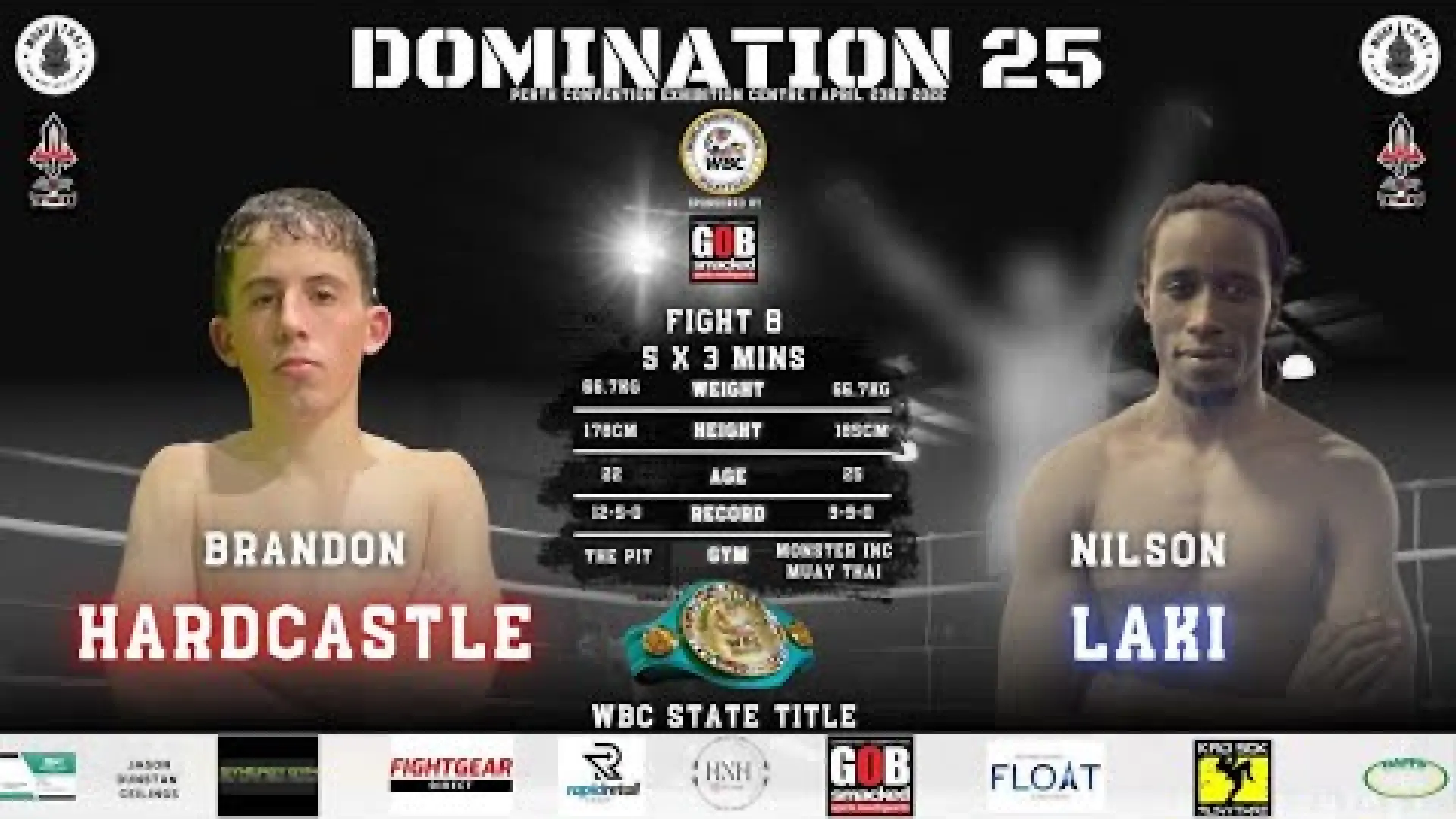 Brandon Hardcastle vs Nilson Laki (Fight Video)
