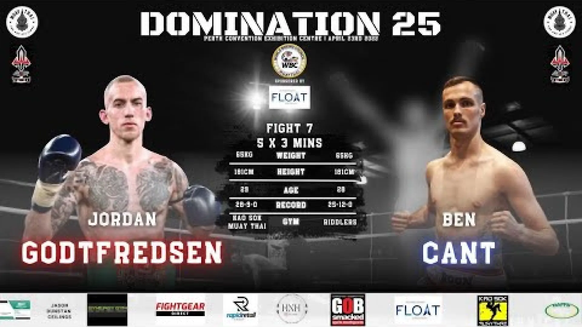 Jordan Godtfredsen vs Ben Cant (Fight Video)