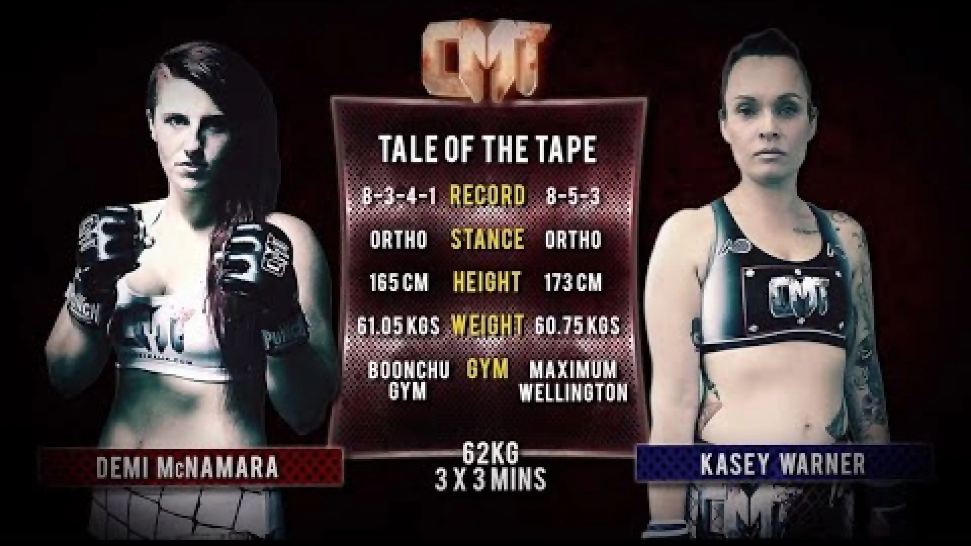 Demi McNamara vs Kasey Warner (Fight Video)