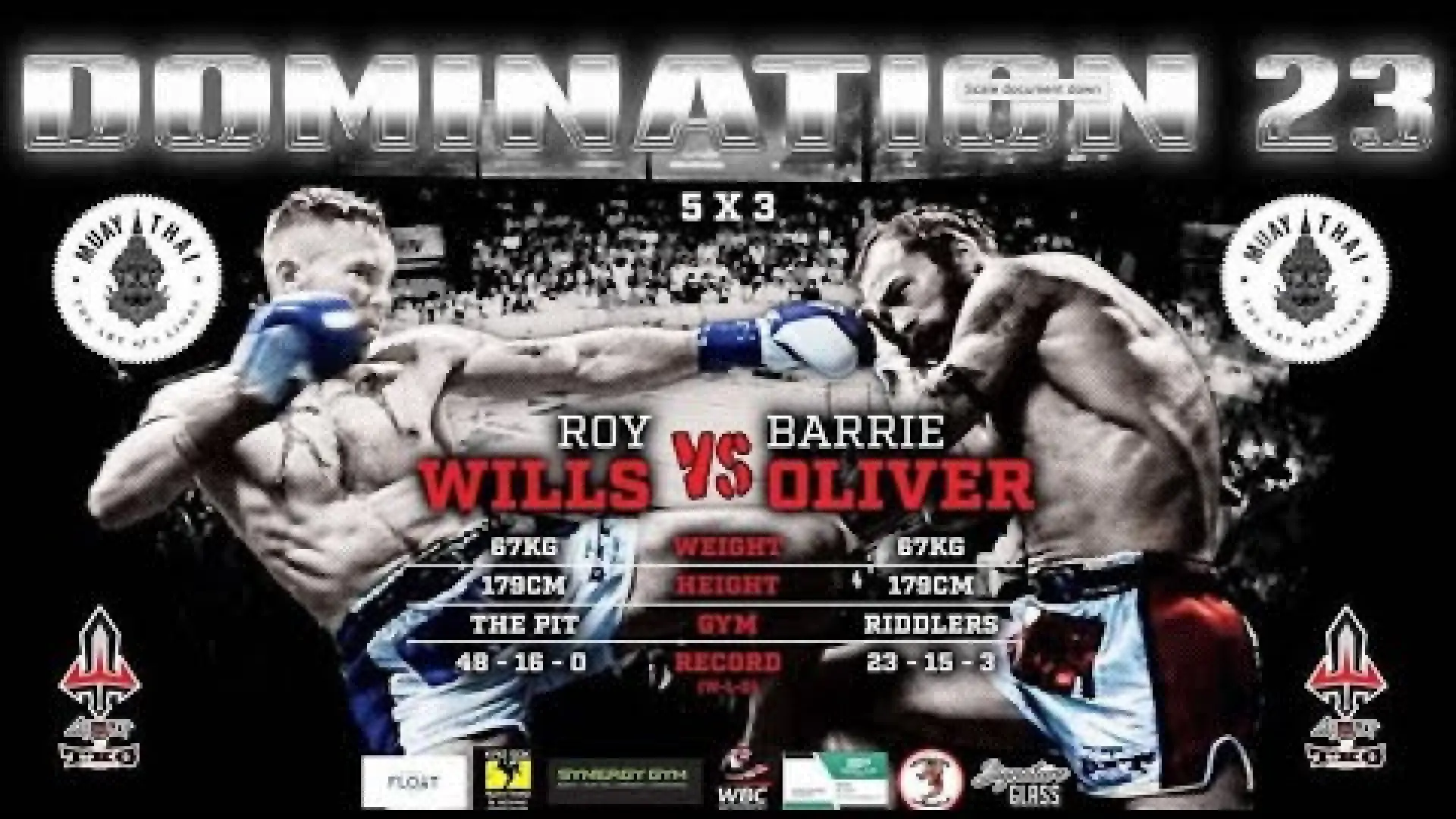 Roy Wills vs Barrie Oliver (Fight Video)