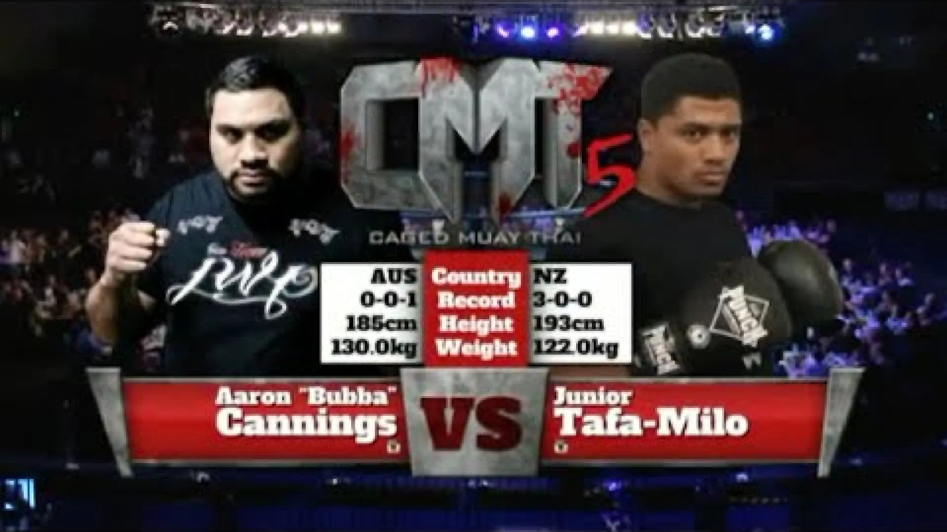 Junior Tafa vs Aaron Cannings (Fight Video)