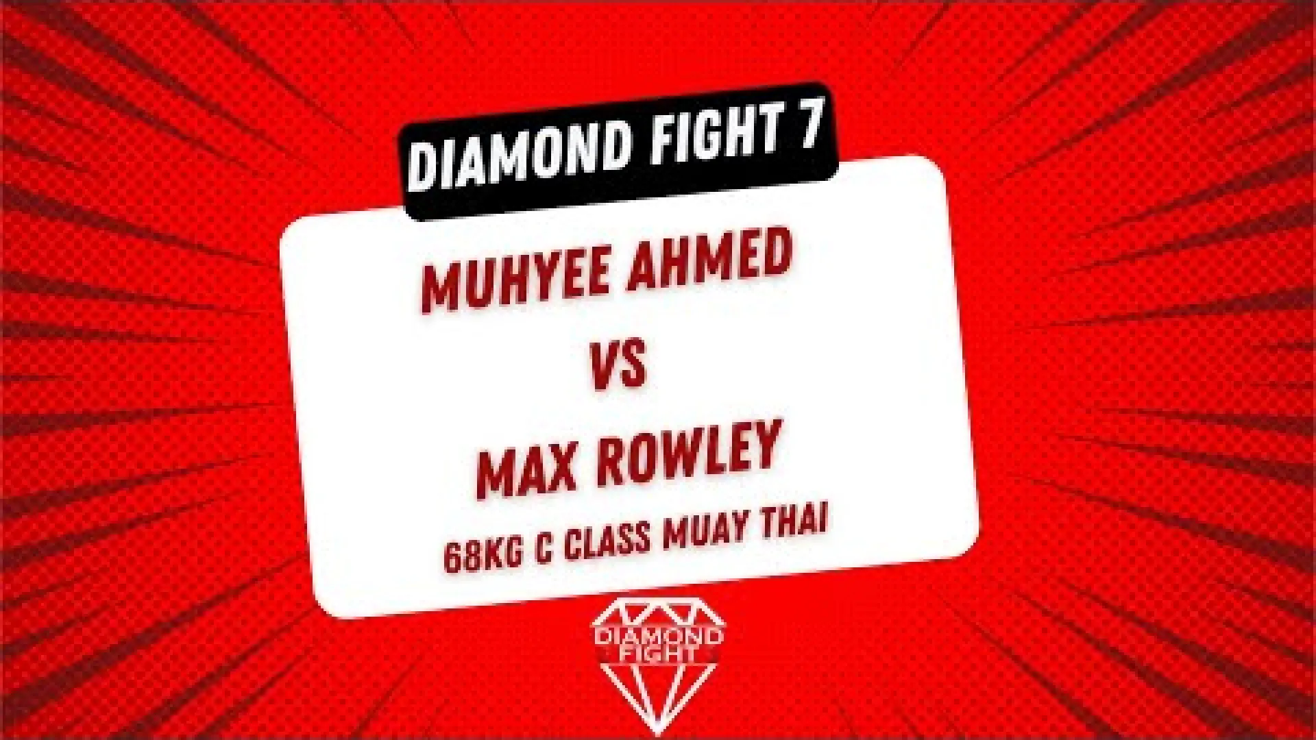 Muhyee Ahmed vs Max Rowley (Fight Video)