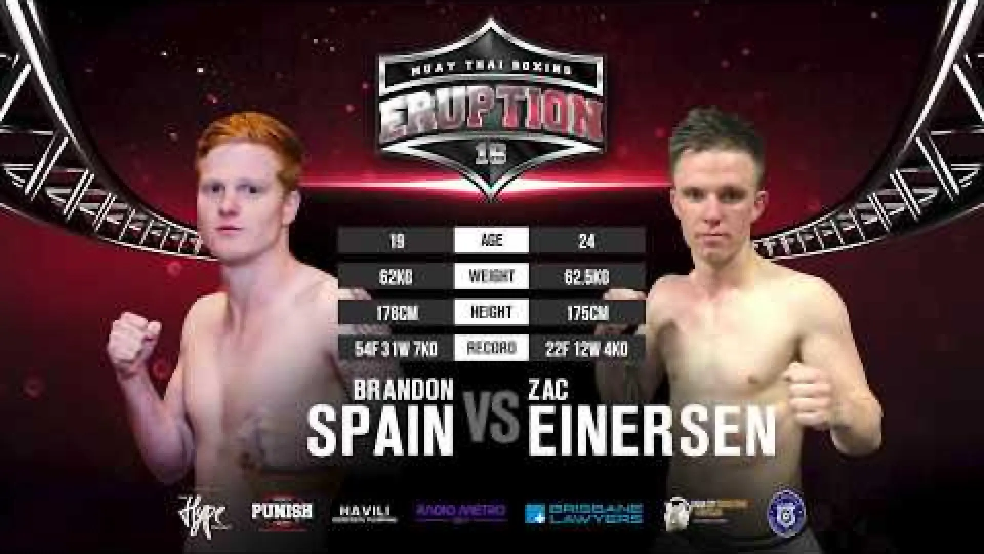Brandon Spain vs Zac Einersen (Fight Video)