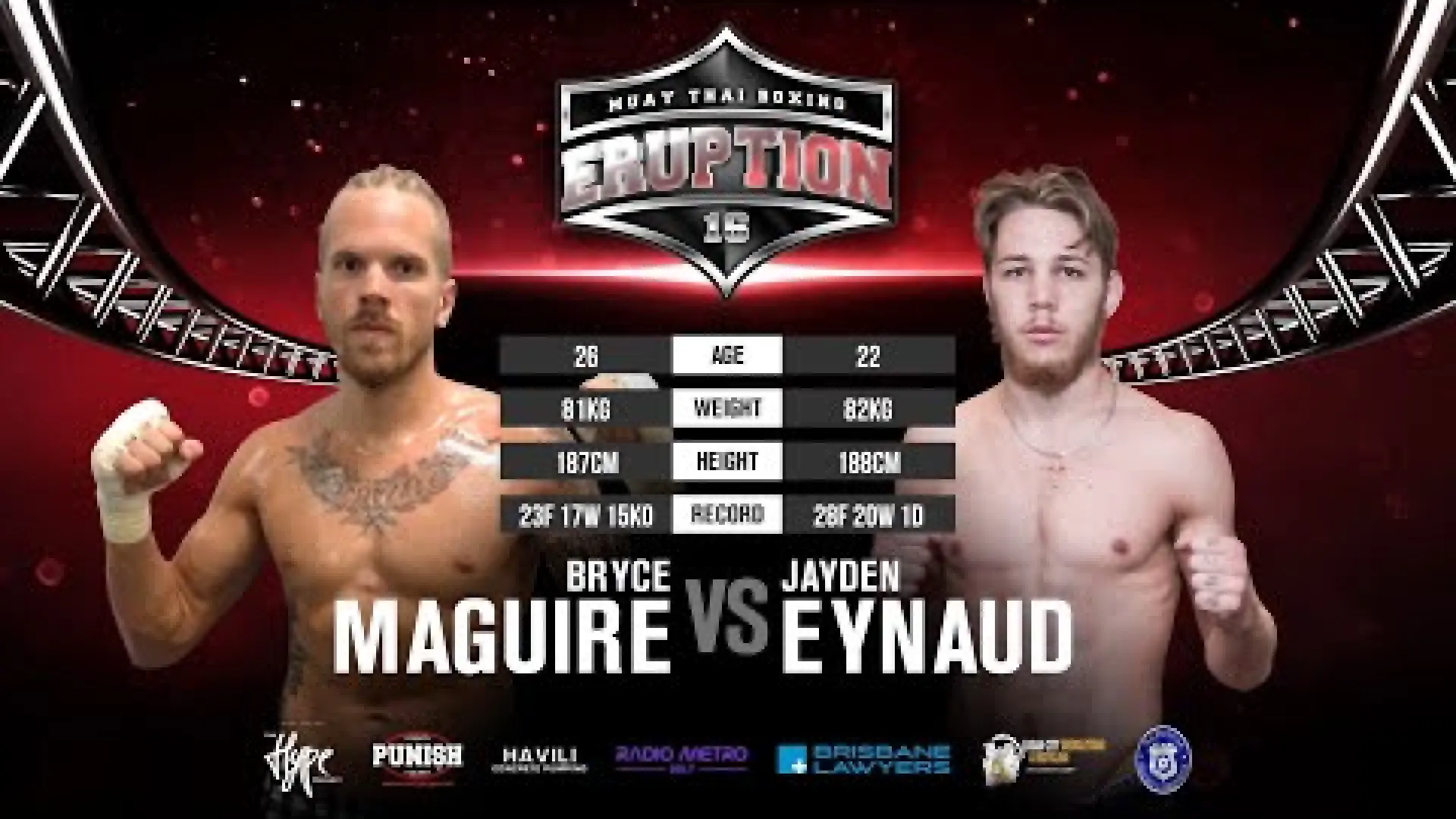 Bryce Maguire vs Jayden Eynaud (Fight Video)