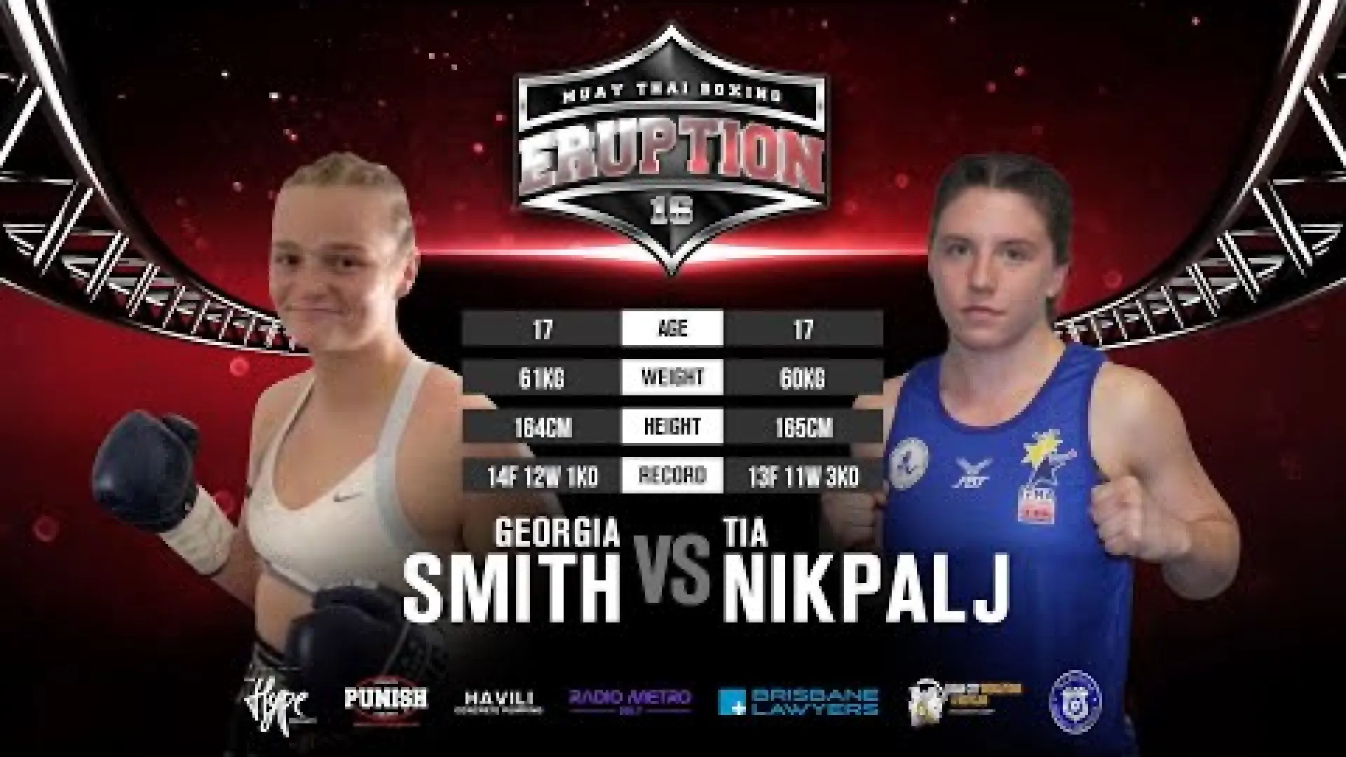 Georgia Smith vs Tia Nikpalj (Fight Video)