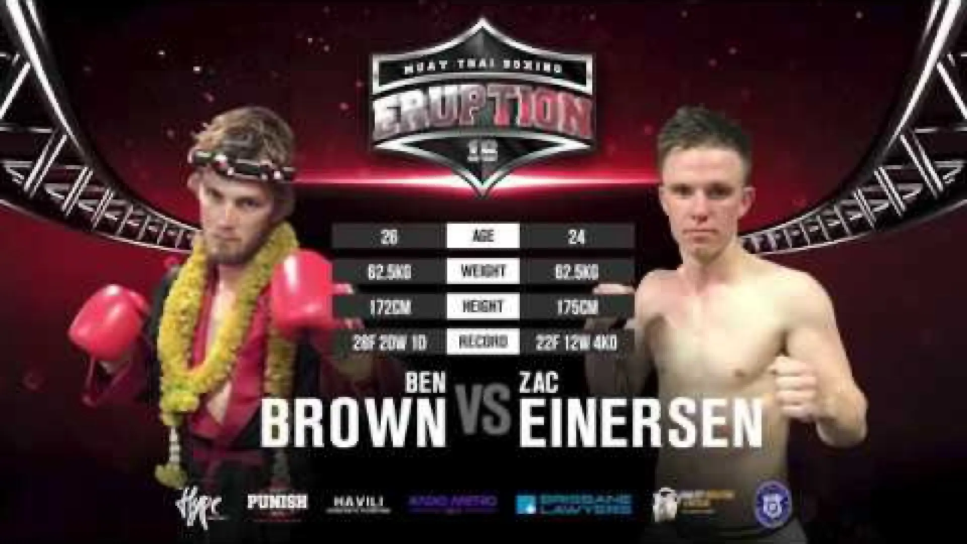Ben Brown vs Zac Einersen (Fight Video)