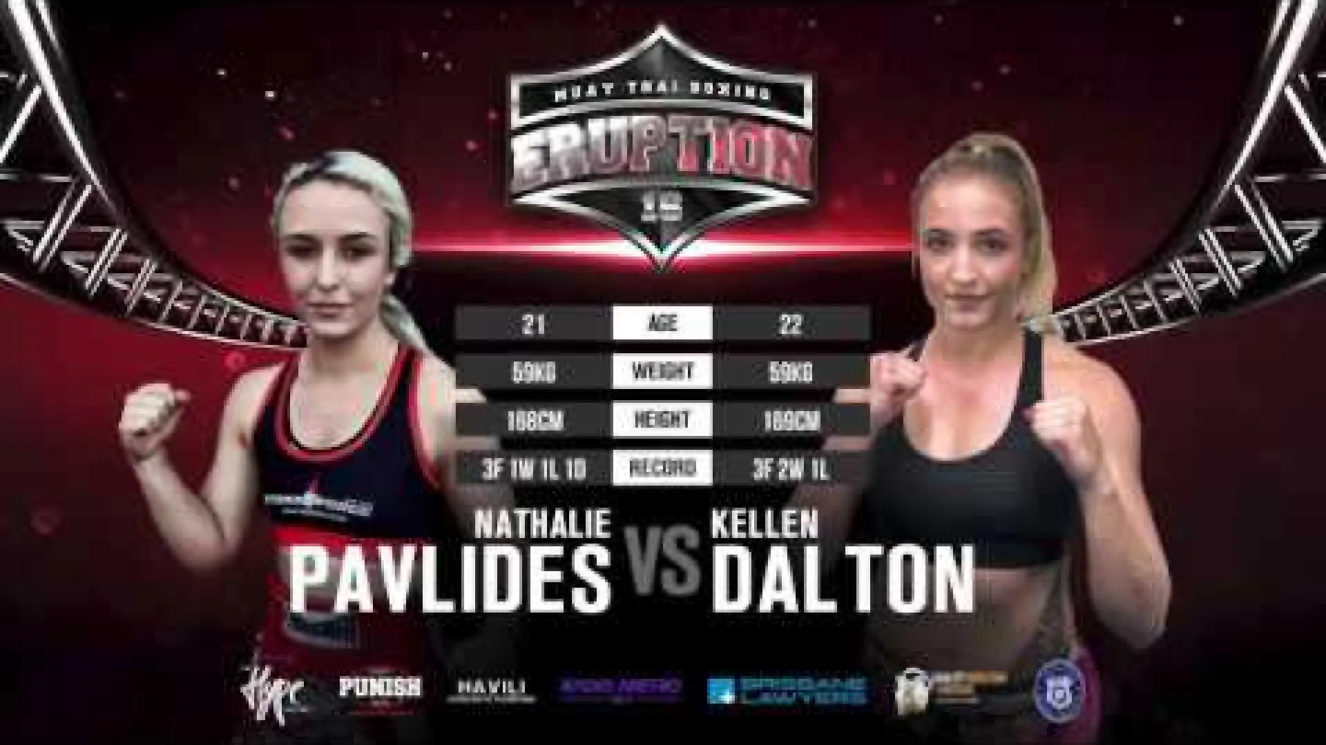 Nathalie Pavlides vs Kellen Dalton (Fight Video)
