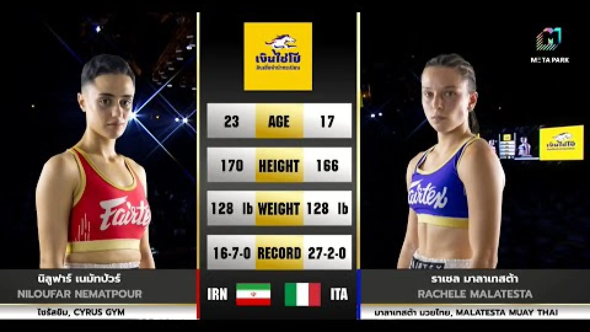 Niloufar Nematpour vs Rachele Malatesta (Fight Video)