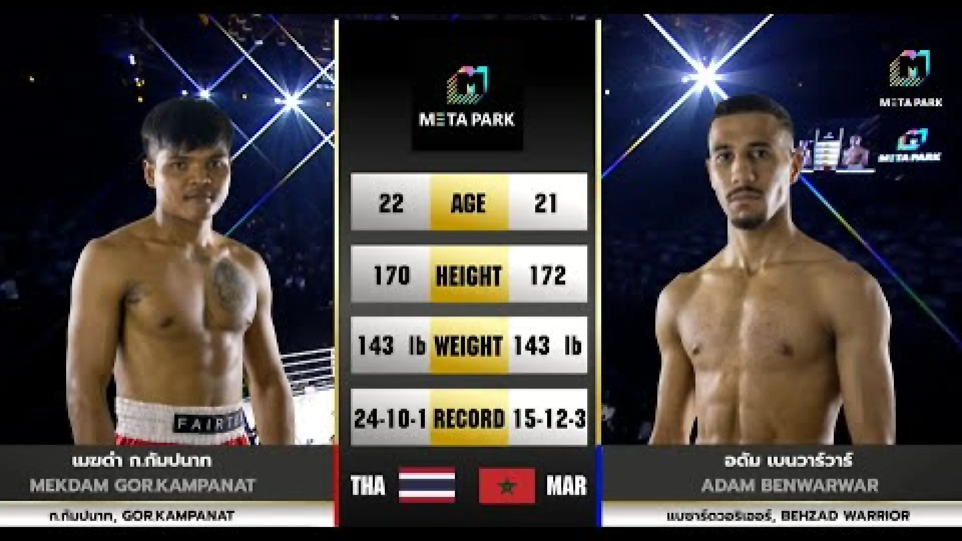 Mekdam Gor.Kampanat vs Adam Benwarwar (Fight Video)