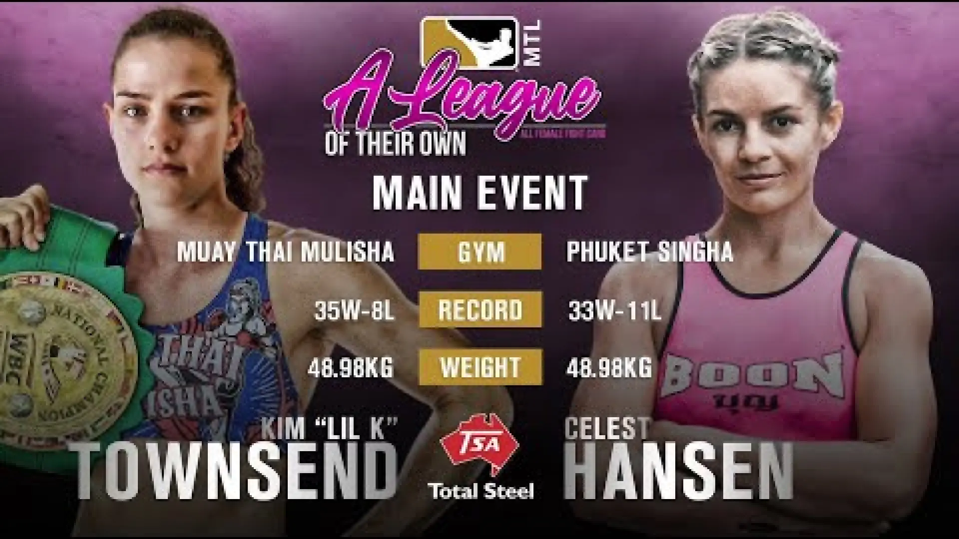 Kim Townsend vs Celest Hansen (Fight Video)