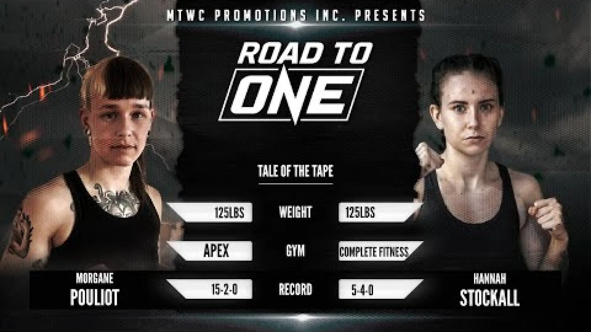Morgane Pouliot vs Hannah Stockall (Fight Video)