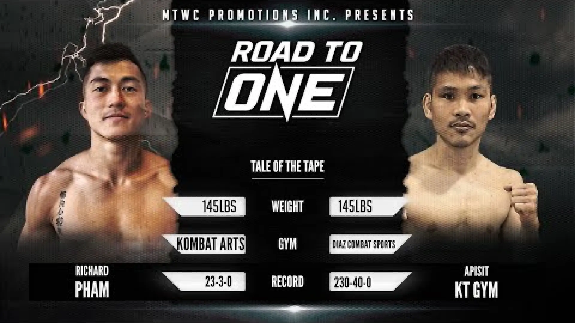 Apisit Fairtex vs Richard Pham (Fight Video)