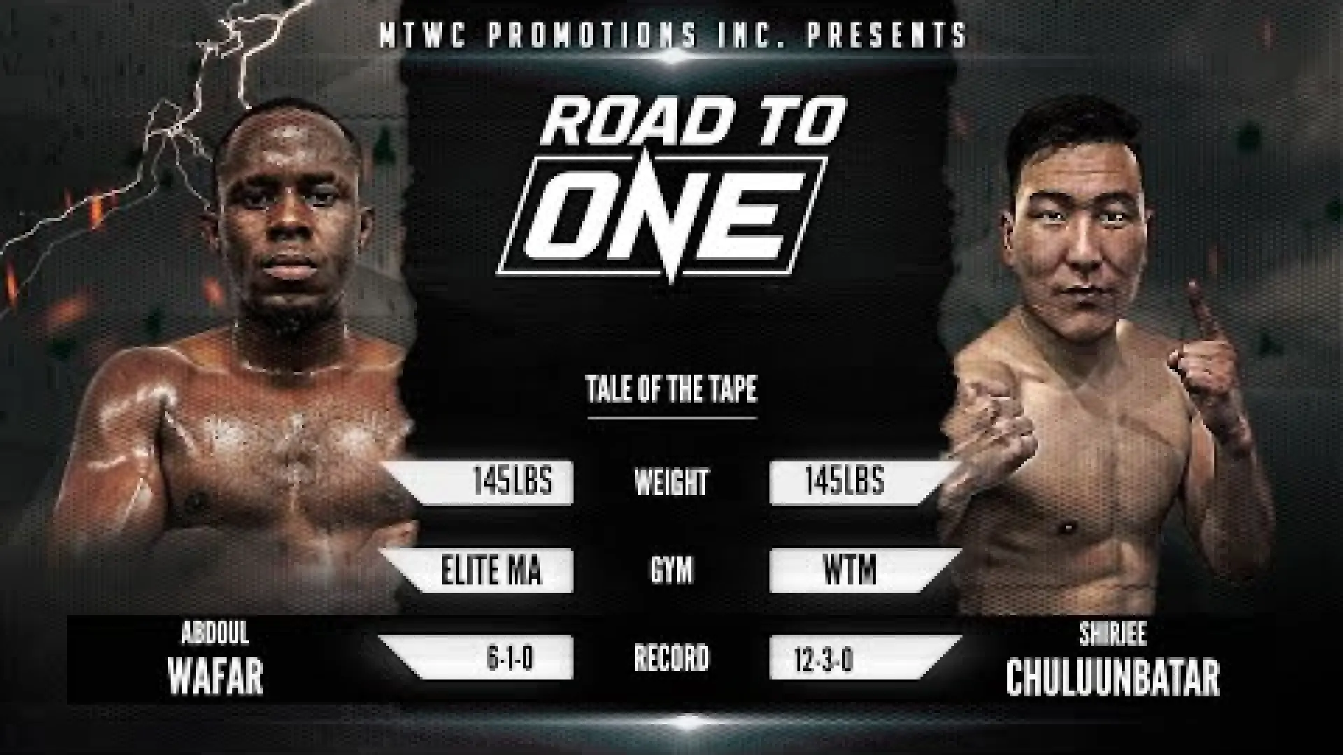 Abdoul Wafar vs Shirjee Chuluunbatar (Fight Video)