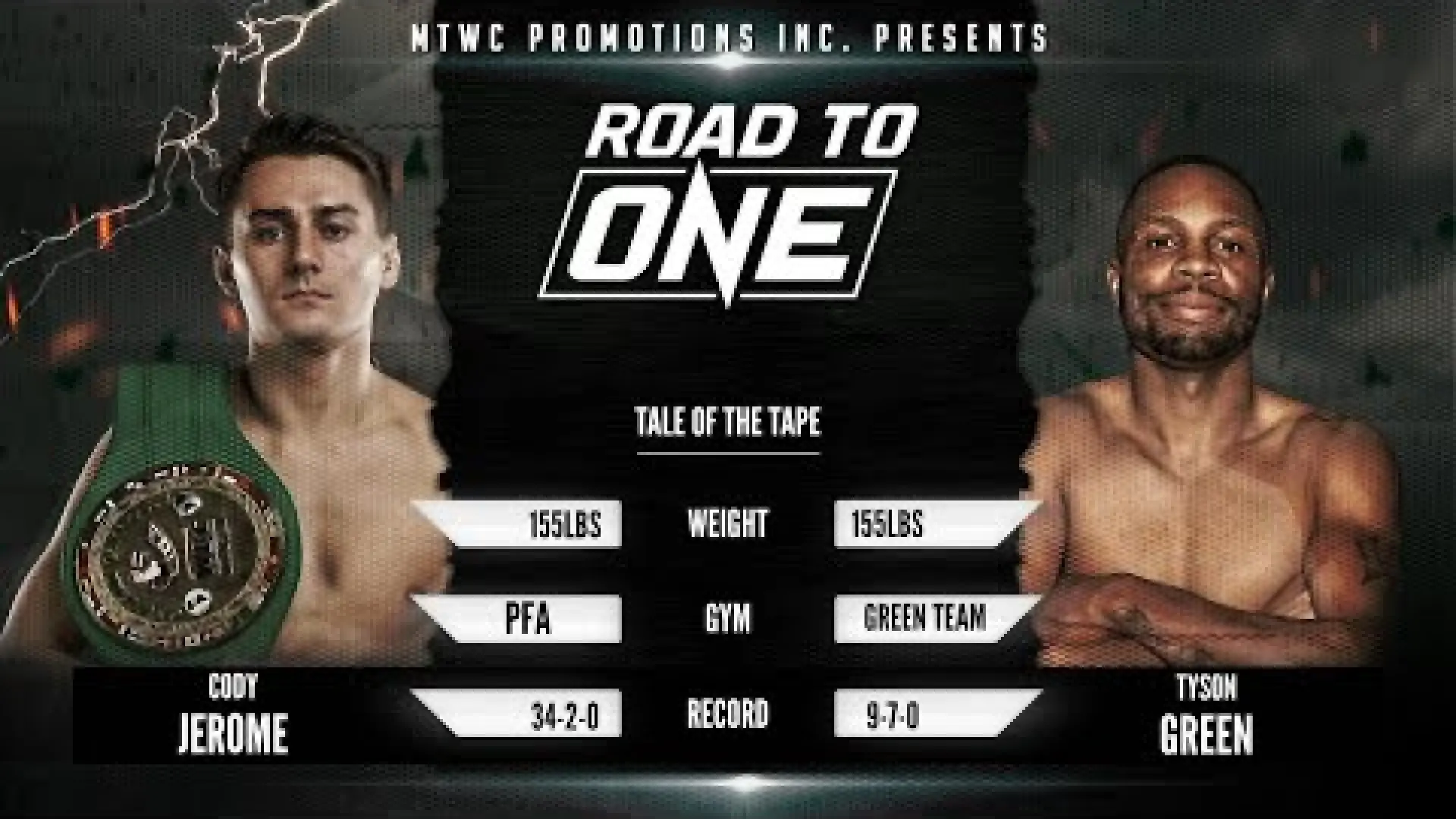 Cody Jerome vs Tyson Green (Fight Video)