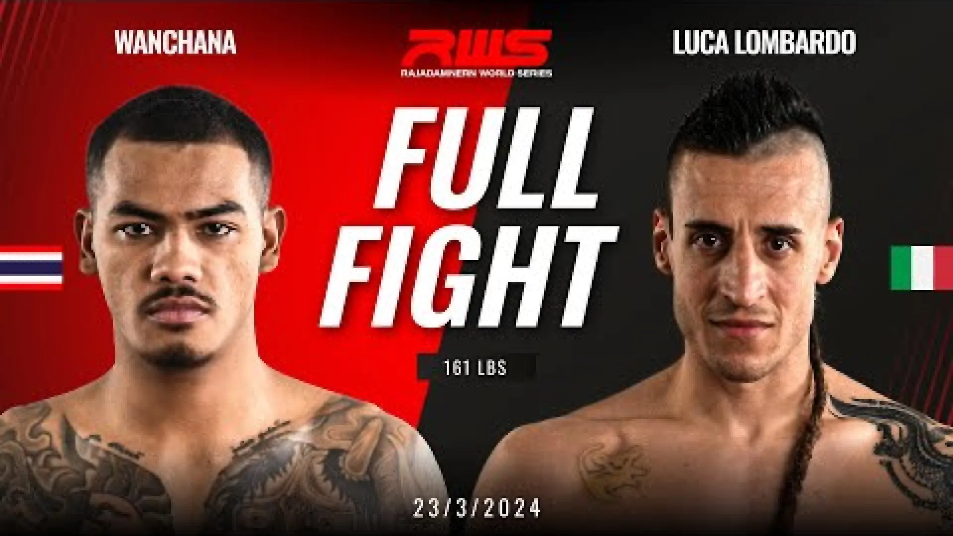 Wanchana Sor.Damri vs Luca Lombardo (Fight Video)