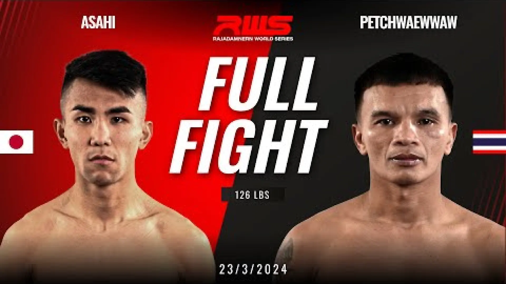Asahi Shinagawa vs Petchwaewwow Kiatchatchai (Fight Video)