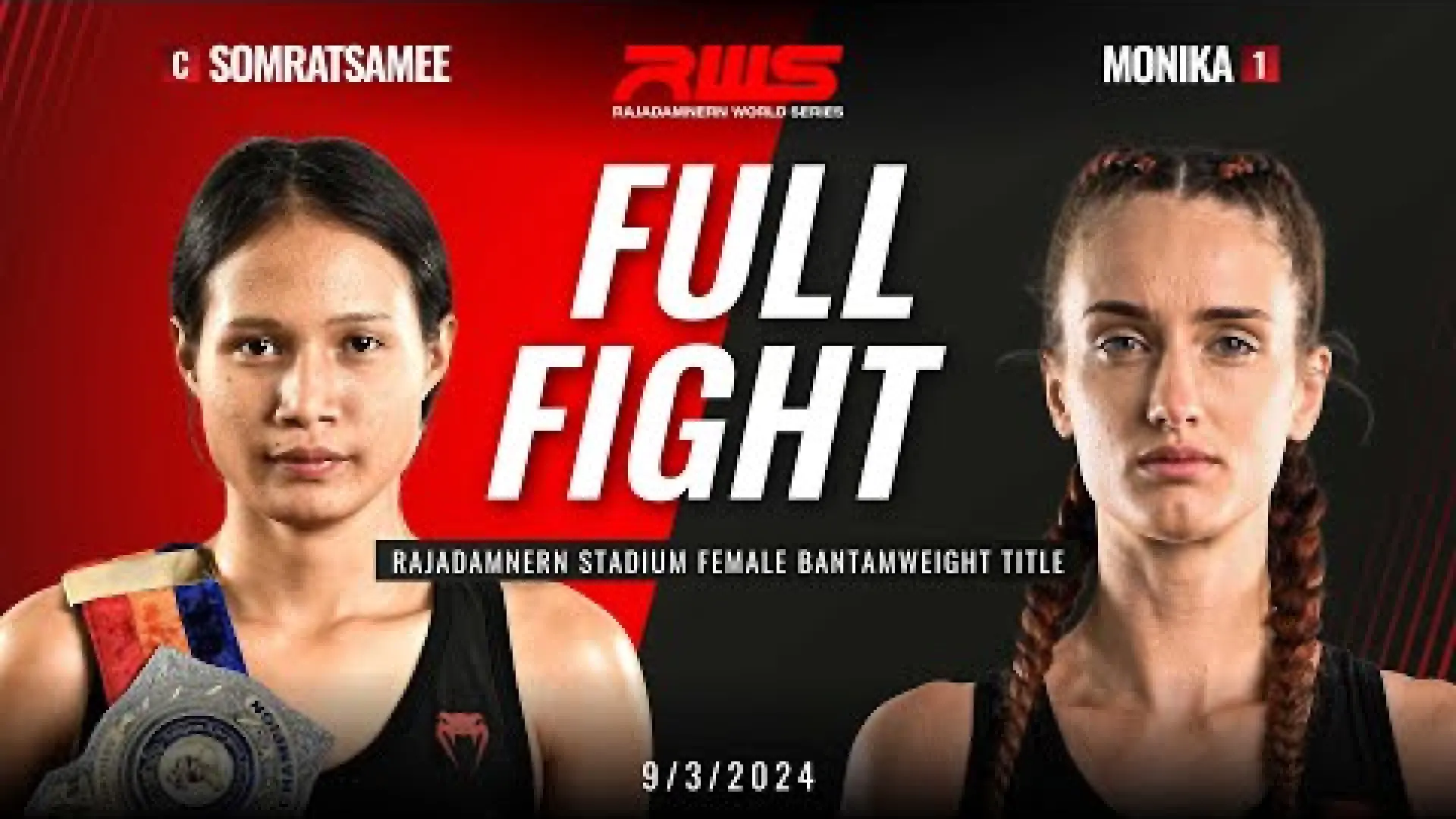 Somrasamee ManopGym vs Monika Chochlikova (Fight Video)