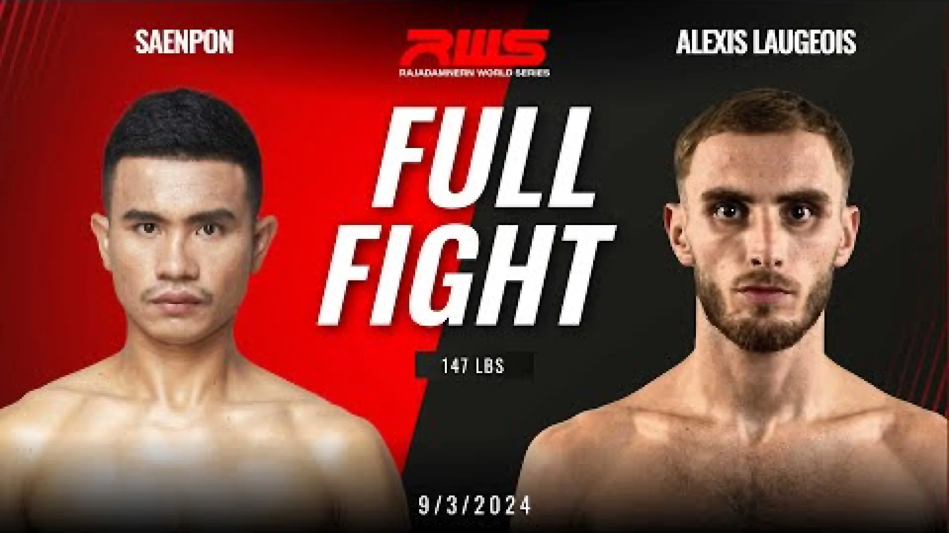 Saenphon Sor Sommai vs Alexis Laugeois (Fight Video)