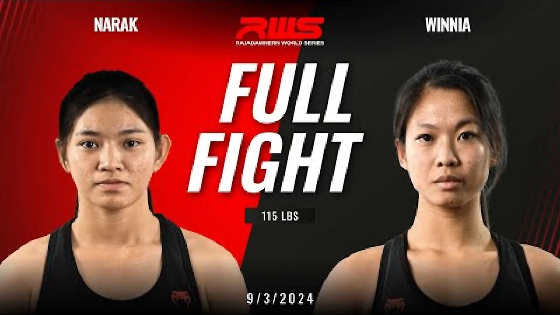 Narak Numponthep vs Winnia Leow (Fight Video)