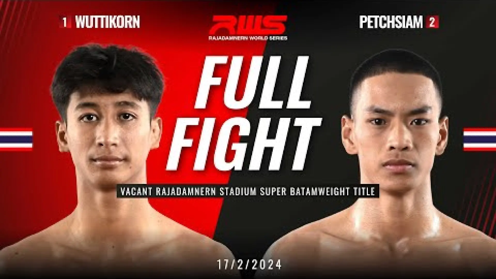 Wittikorn Suannamtankiri vs PetchSiam Jor.PatreeyaKelaSiamSurin (Fight Video)