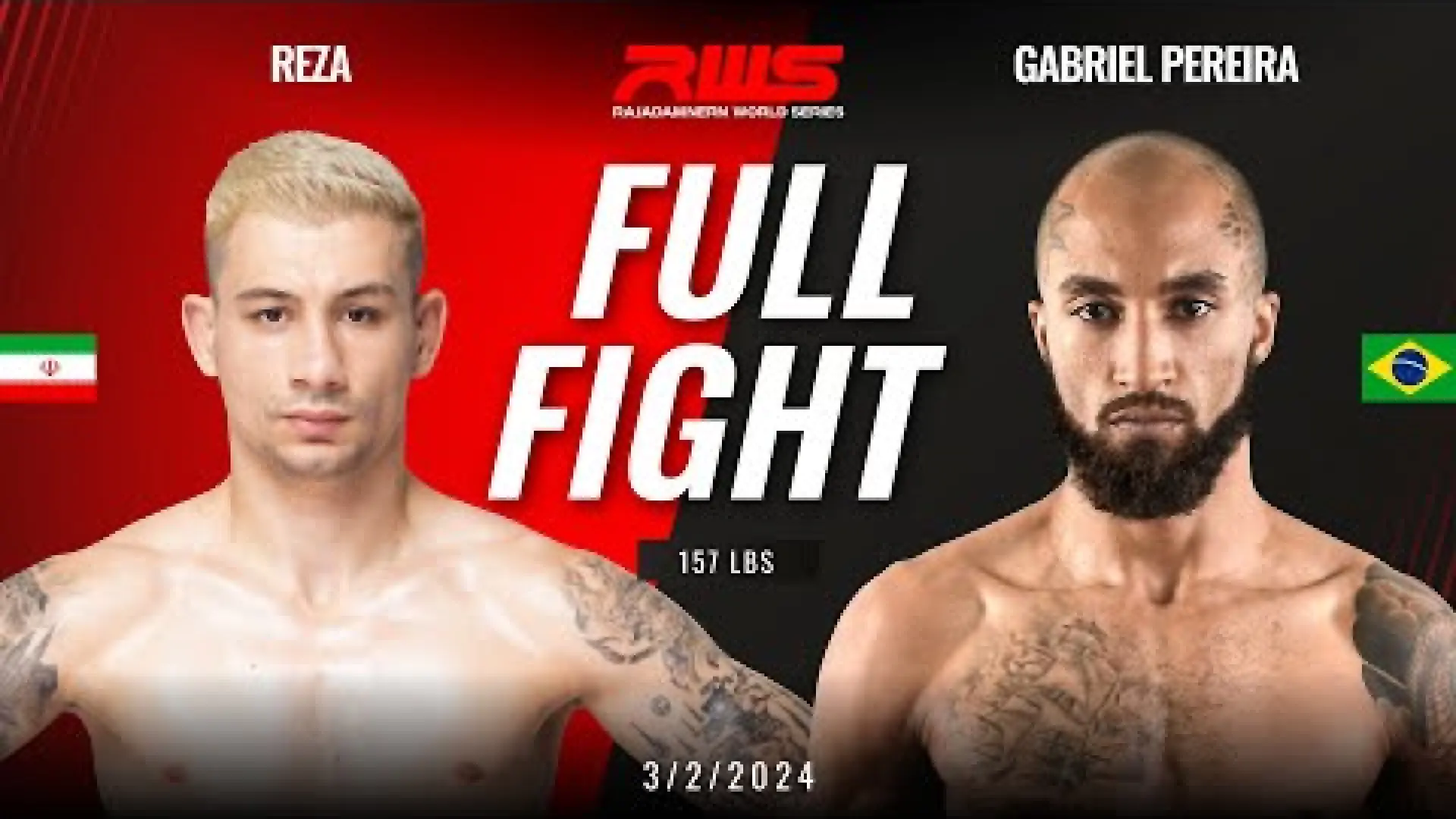 Reza Ahmadnezhad vs Gabriel Pereira (Fight Video)