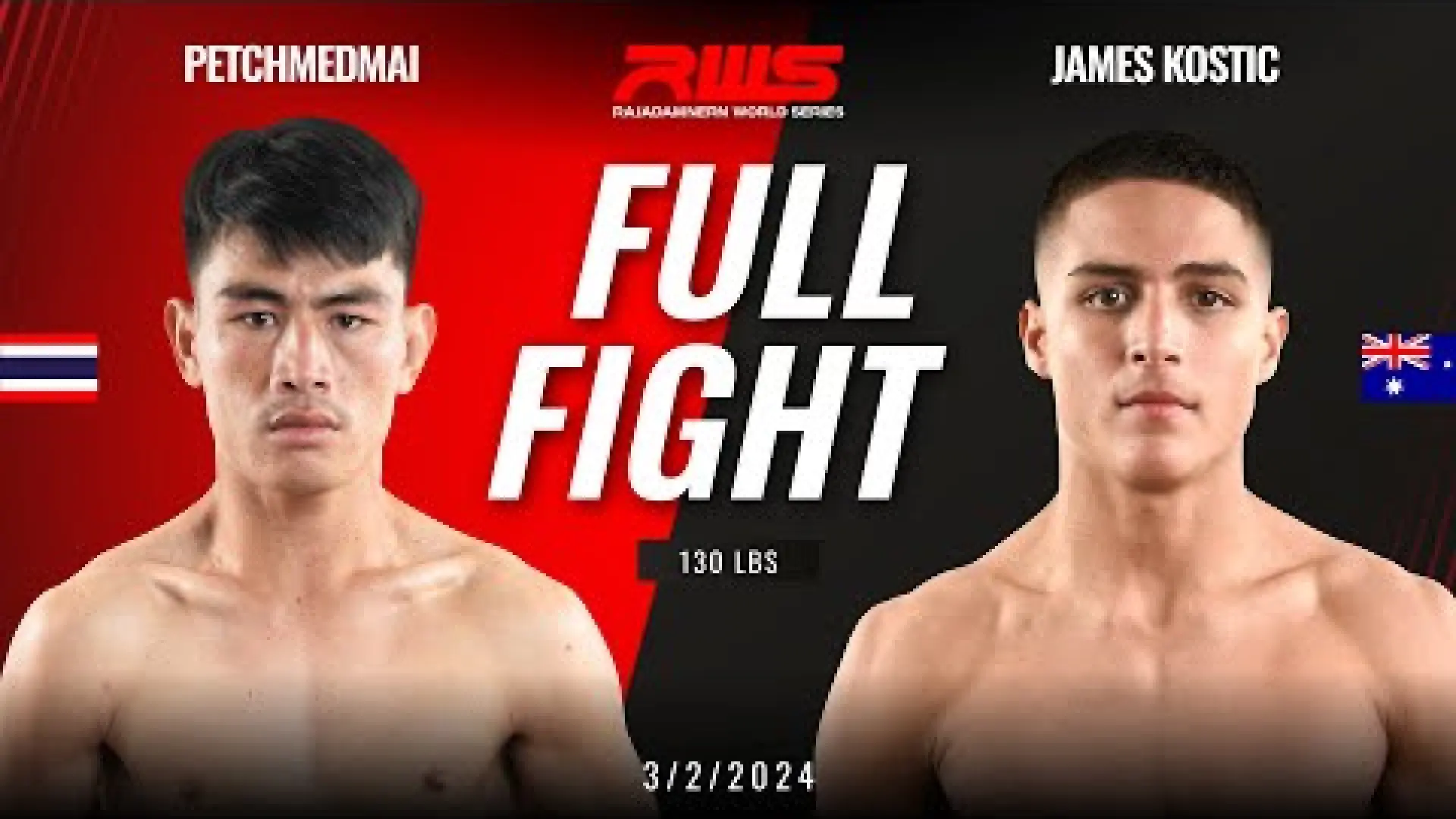 Petchmedmai Gor.Kesanon vs James Kostic (Fight Video)