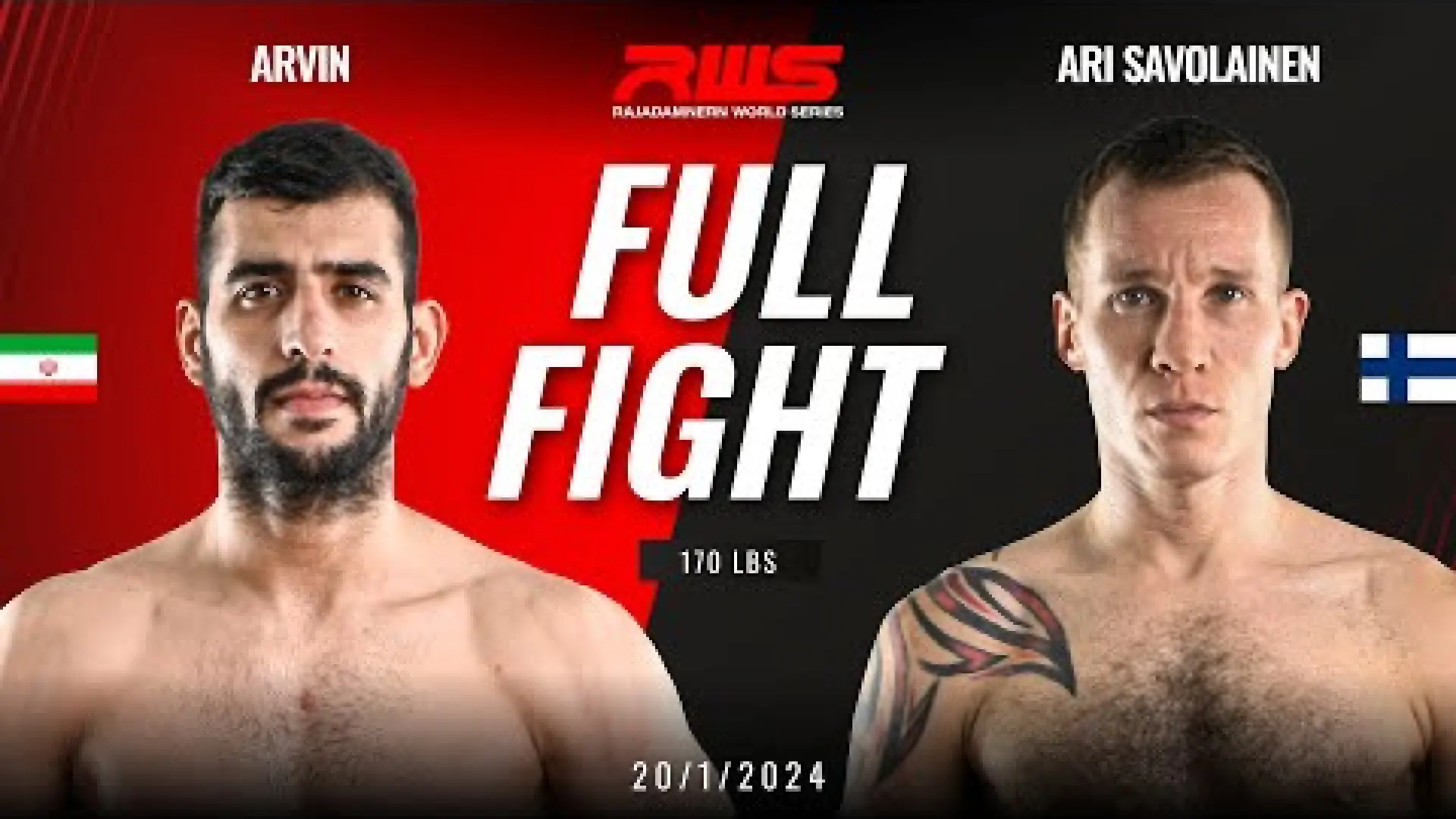 Arvin Mehboudi vs Ari Savoleinen (Fight Video)