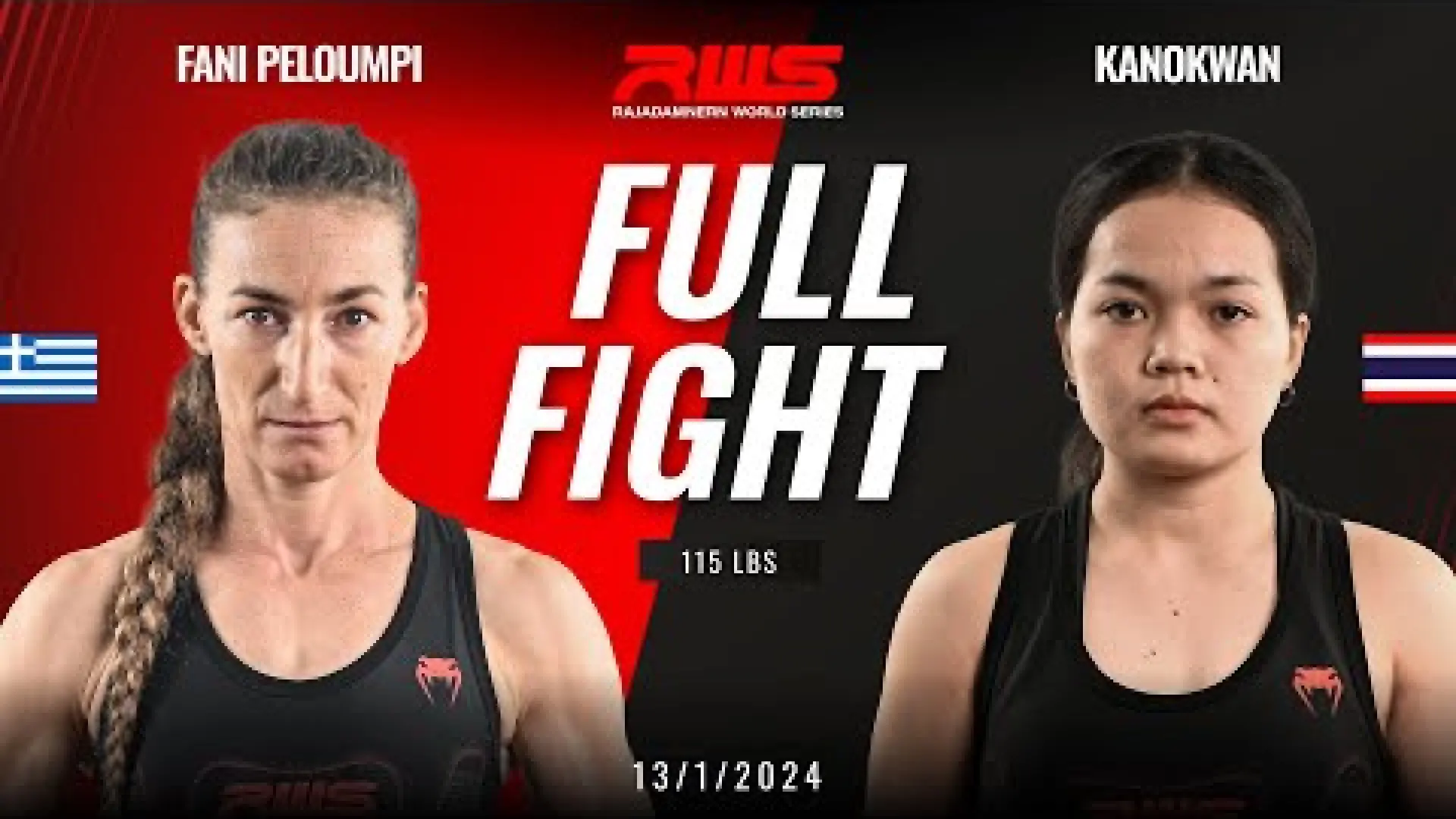 Fani Peloumpi vs Kanokwan Looknhongsaeng (Fight Video)