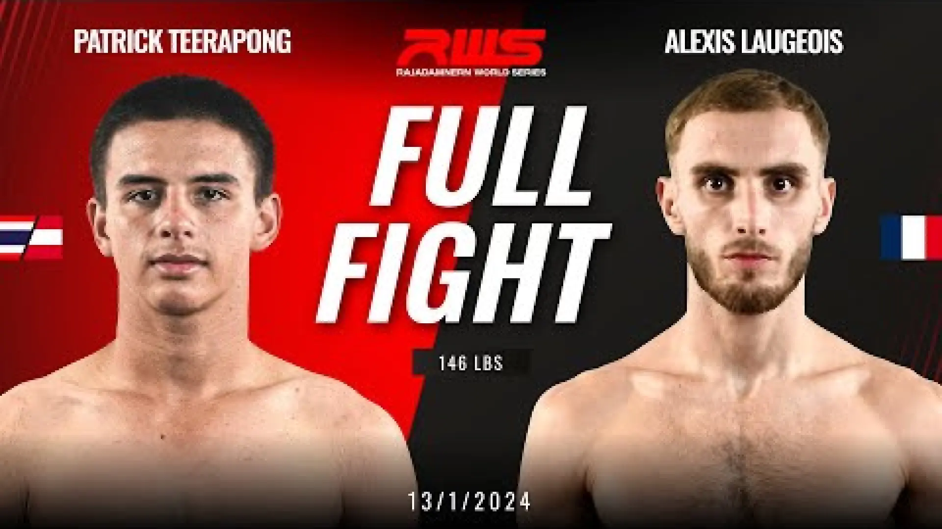 Patrick Teerapong vs Alexis Laugeois (Fight Video)