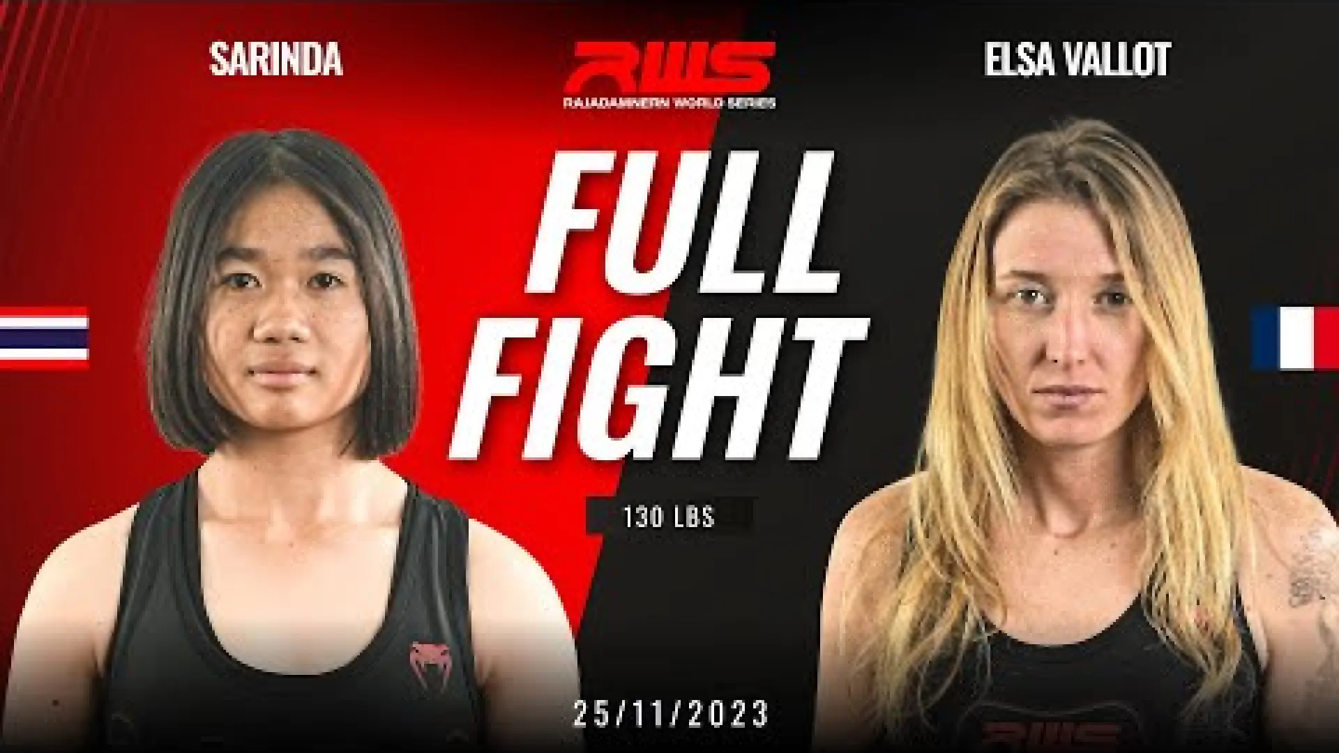 Sarinda PetchNongKi vs Elsa Vallot (Fight Video)