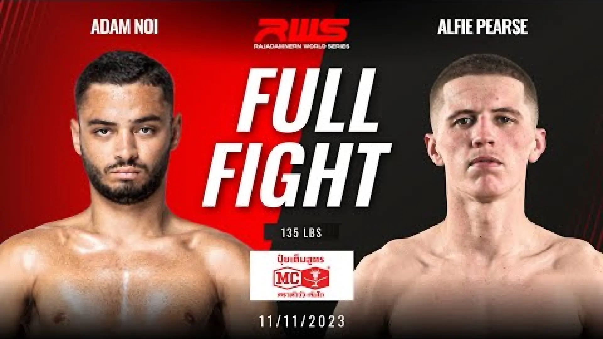 Adam Noi vs Alfie Pearse (Fight Video)