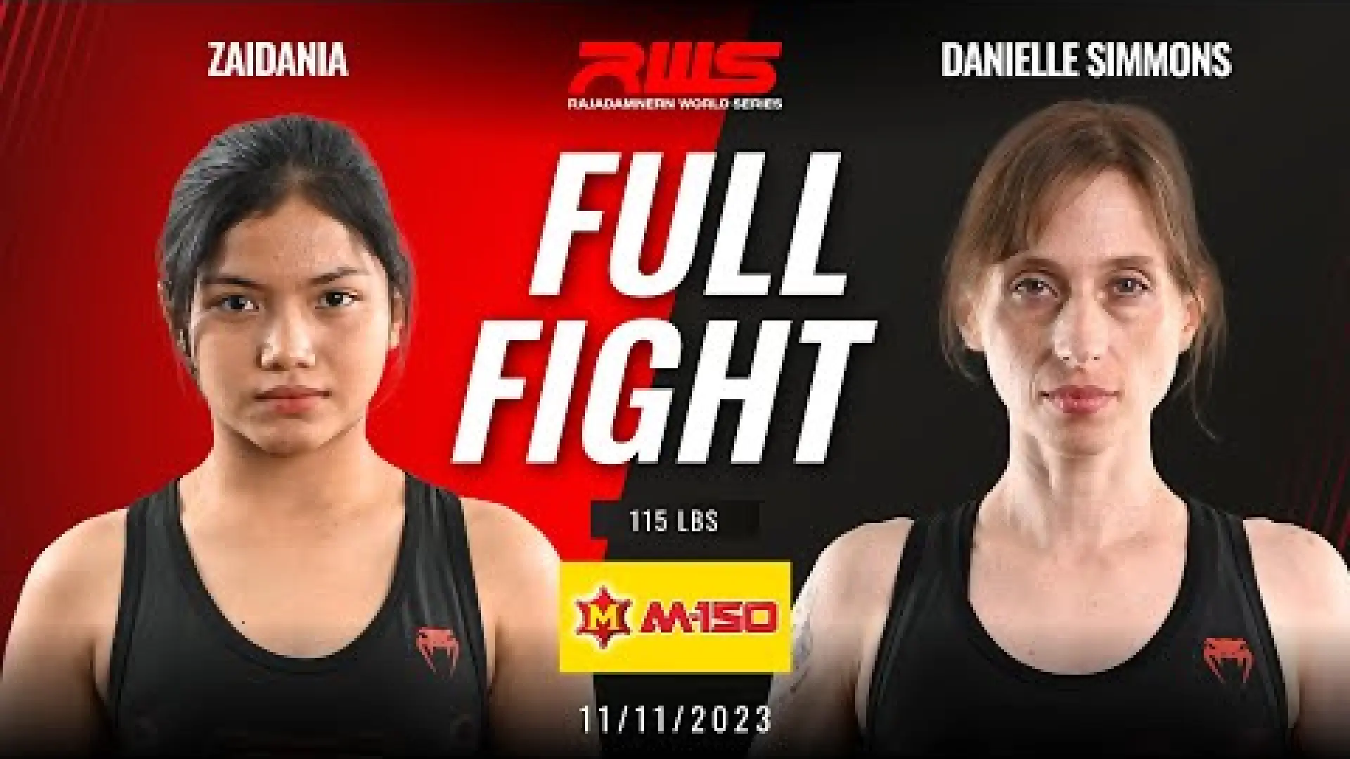 Zaidania Looksaikongdin vs Danielle Simmons (Fight Video)
