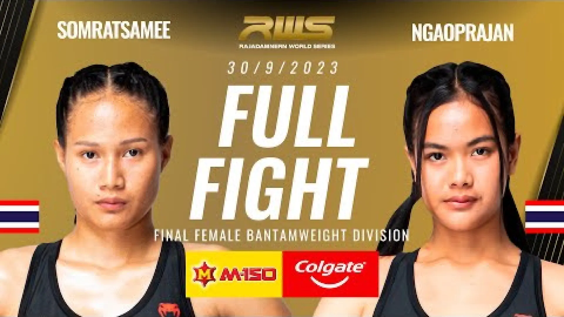 Somrasamee ManopGym vs Ngaoprajan Looksaikongdin (Fight Video)