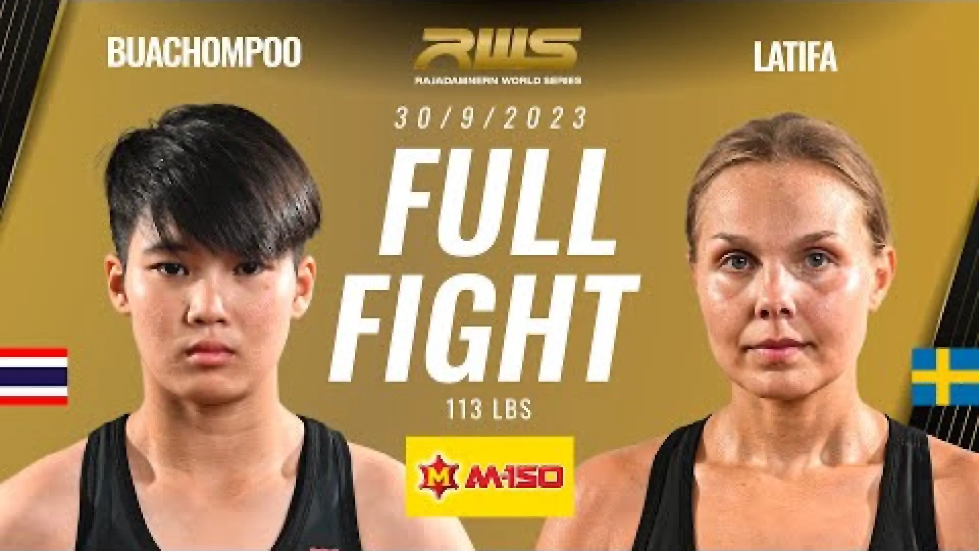 BuaChompoo Por.Muangpetch vs Latifah Soliman (Fight Video)