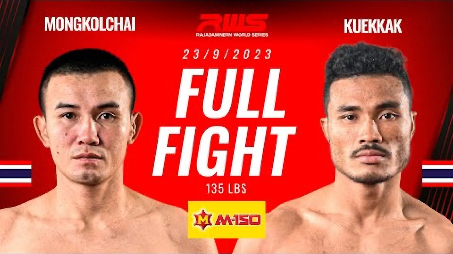 Mongkolchai Petchkiatpetch vs Kuekkak TFCmuaythai (Fight Video)